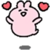 ️ Pink Rabbit heart  MOV 9