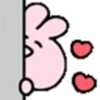 ️ Pink Rabbit heart  MOV 10