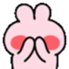 ️ Pink Rabbit heart  MOV 12