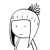Girl black and White 11