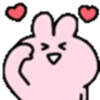 ️ Pink Rabbit heart  MOV 17