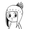 Girl black and White 14