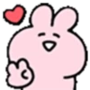 ️ Pink Rabbit heart  MOV 27