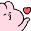 ️ Pink Rabbit heart  MOV 30
