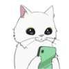 White kitty Mov 17