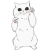 White kitty Mov 21