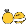 Cute egg yolk couple daily 6