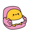 Cute egg yolk couple daily 7