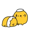 Cute egg yolk couple daily 10