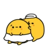 Cute egg yolk couple daily 16
