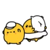 Cute egg yolk couple daily 17