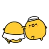 Cute egg yolk couple daily 18