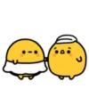Cute egg yolk couple daily 21