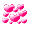 VALENTINES CANDY HEARTS BLANCA AT 8