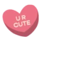 VALENTINES CANDY HEARTS BLANCA AT 13