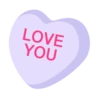 VALENTINES CANDY HEART ️ BLANCA AT 17