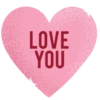 VALENTINES CANDY HEARTS BLANCA AT 18