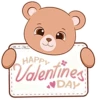 VALENTINES CANDY HEARTS BLANCA AT 19