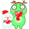 Frog & White Xmas      (Mov) 7