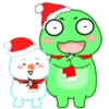 Frog & White Xmas      (Mov) 13