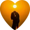 Enamorados con efecto corazón 1 mov 16