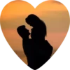 Enamorados con efecto corazón 1 mov 22