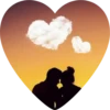 Enamorados con efecto corazón 1 mov 24