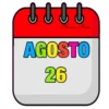 CALENDARIO AGOSTO 2 PARTE BLANCA AT 7