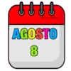 CALENDARIO AGOSTO BLANCA AT 6