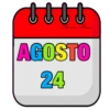 CALENDARIO AGOSTO 2 PARTE BLANCA AT 8