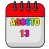 CALENDARIO AGOSTO BLANCA AT 8