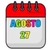 CALENDARIO AGOSTO 2 PARTE BLANCA AT 12