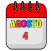 CALENDARIO AGOSTO BLANCA AT 12