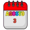 CALENDARIO AGOSTO BLANCA AT 13
