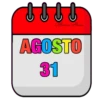 CALENDARIO AGOSTO 2 PARTE BLANCA AT 14