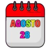 CALENDARIO AGOSTO 2 PARTE BLANCA AT 15