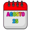 CALENDARIO AGOSTO 2 PARTE BLANCA AT 16