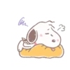 Snoopy animated stickers 7