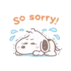 Snoopy animated stickers 22