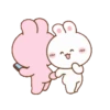 Koni & Ebi love couple rabbit 8