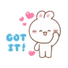 Koni & Ebi love couple rabbit 11