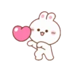 Koni & Ebi love couple rabbit 21