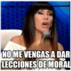 NO ME VENGAS A DAR LECCIONES DE MORAL