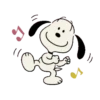 【中文】會動♪Snoopy復古貼圖 14