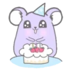 Purple hamster Teddy (Mov) 26