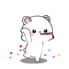 ‍ ️Lovely White Bear 5 MOV. 15