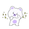 Cute purple bear .MOV 14