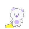 Cute purple bear .MOV 15