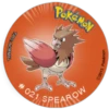Tazos Pokemon 1G-1  . clas 24