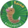 Tazos Pokemon 1G-1  . clas 25